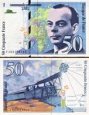 *50 Frankov Francúzsko 1994-99, P157A UNC Saint-Exupéry *50 Frankov Francúzsko 1994-99, P157A UNC Saint-Exupéry