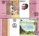 10 Kwanzas Angola 2012 (2017), P151B UNC
