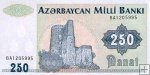 *250 Manat Azerbajdžan 1992, P13 UNC