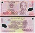 *50 000 Dong Vietnam 2003-24, polymer P121 UNC *50 000 Dong Vietnam 2003-24, polymer P121 UNC