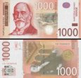 *1000 srbských dinárov Srbsko 2011, P60a UNC *1000 srbských dinárov Srbsko 2011, P60a UNC