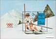 Známky Kambodža 1987 ZOH Calgary razítkovaný hárček Známky Kambodža 1987 ZOH Calgary razítkovaný hárček