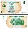 *5 Dolárov Zimbabwe 2006, P38 UNC *5 Dolárov Zimbabwe 2006, P38 UNC