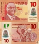 10 Naira Nigéria 2013, polymer P39d UNC