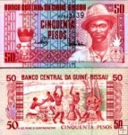 *50 Pesos Guinea Bissau 1990, P10 UNC