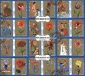 *Známky Sharjah 1972 Horoskop a kvety, razítkovaná séria