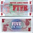 5 nových Pencí Veľká Británia 1972, Pm47 UNC 5 nových Pencí Veľká Británia 1972, Pm47 UNC