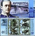 10 Dolárov Antarktída 14.12.2011, polymer