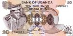 *10 šilingov Uganda 1973, P6c UNC