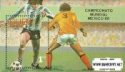 Známky Kuba 1986 Futbal MS 86 Mexiko razítkovaný hárček
