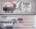 *HAJDÚNÁNÁS (Maďarsko) 1000 Bocskai Korona 2012-21 UNC