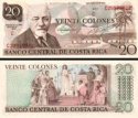 *20 Colones Kostarika 1978, P238c UNC