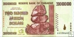 *200 miliónov dolárov Zimbabwe 2008, P81 UNC