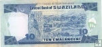 *10 Emalageni Swaziland 2004, P29 UNC