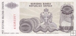 *500 000 000 Dinara Bosna a Hercegovina (Srbsko) P158 UNC