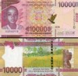 10 000 Franků Guinea 2018-2024 P49A UNC 10 000 Franků Guinea 2018-2024 P49A UNC