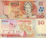 *50 Dolárov Fidži 2002 P108 UNC