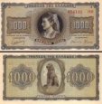 *1000 Drachiem Grécko 1942, P118a AU/UNC *1000 Drachiem Grécko 1942, P118a AU/UNC