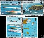 *Známky Guernsey 1988 Motorové člny séria MNH