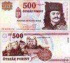 *500 Forintov Maďarsko 2013, P196e UNC