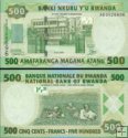 500 Francs Rwanda 2008, P34 UNC