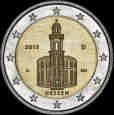 *2 Euro Nemecko 2015 A, Hessensko *2 Euro Nemecko 2015 A, Hessensko