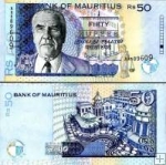 *50 Rupií Maurícius 1999-2009, P50 UNC