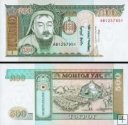 *500 Tugrik Mongolsko 1997, P58 UNC