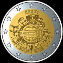 *2 Euro Estónsko 2012, 10. výročie zavedenia Eura