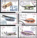 *Známky Kuba 1977 Letecká pošta razítkovaná séria