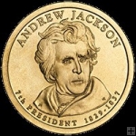 *Prezidentský 1 dolár USA 2008 P, 7. prezident A. Jackson