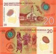 *20 Córdobas Nikaragua 2014-19, polymer P210 UNC *20 Córdobas Nikaragua 2014-19, polymer P210 UNC