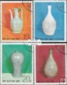 *Známky KĽDR 1977 Porcelánové vázy, razítkovaná séria