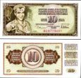 10 Dinárov Juhoslávia 1978, P87a UNC 10 Dinárov Juhoslávia 1978, P87a UNC