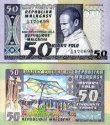 *50 Frankov=10 Ariary Madagaskar 1974, P62a UNC