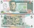 *5 Piso Filipíny 1987, P176a UNC *5 Piso Filipíny 1987, P176a UNC