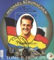*Známky Sv. Tomáš 1997 Michael Schumacher, razítk. hárček