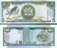 *5 Dolárov Trinidad a Tobago 2002 P42 UNC *5 Dolárov Trinidad a Tobago 2002 P42 UNC
