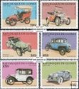 *Známky Guinea 1998 Staré autá, MNH nerazítkovaná séria