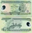 *2 Doláre Šalamúnové ostrovy 2001, P23 UNC polymer *2 Doláre Šalamúnové ostrovy 2001, P23 UNC polymer