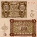 *10 kuna Chorvátsko 1941 P5 AU