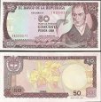 *50 Pesos Oro Kolumbia 1984-86, P425 UNC *50 Pesos Oro Kolumbia 1984-86, P425 UNC
