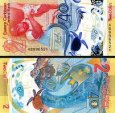 *2 Doláre Východný Karibik 2023, polymer UNC pamätná *2 Doláre Východný Karibik 2023, polymer UNC pamätná
