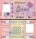 *5000 libanonských libier Libanon 2021, P91c UNC