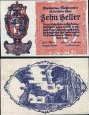*10 Heller Lichtenštajnsko 1920 P1 AU