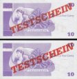 *10 De La Rue Garny testovacia "bankovka" pre ATM UNC *10 De La Rue Garny testovacia "bankovka" pre ATM UNC