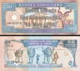 *50 Šilingov Somaliland 1996, P17 UNC *50 Šilingov Somaliland 1996, P17 UNC