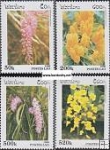 Známky Laos 1996 Orchideje razítkovaná séria