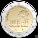 *2 Euro Belgicko 2014, 1. svetová vojna