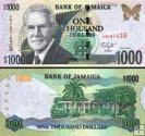 *1000 Dolárov Jamajka 2003-21, P86 UNC